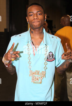 Soulja Boy dans les coulisses de la sex 97 Summer Jam concert au Giants Stadium à East Rutherford (New Jersey), 7 juin 2009 © Walik Goshorn/MediaPunch Banque D'Images