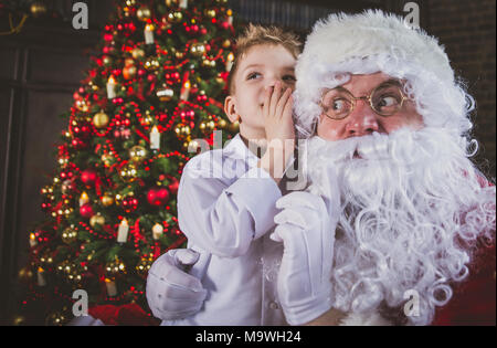 Portraits du père Noël et le mode de vie Banque D'Images