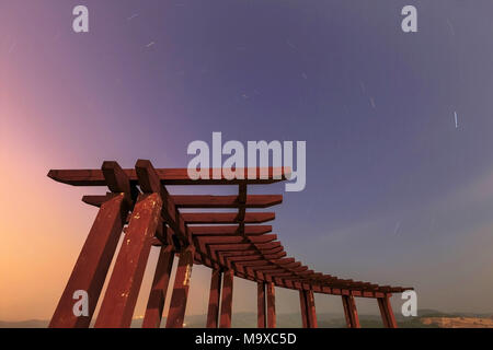 Taiyuan, Taiyuan, Chine. Mar 29, 2018. Taiyuan, Chine 29 mars 2018 : décor d'Dongxishan Parc écologique à Taiyuan, Province de Shanxi en Chine du nord. Crédit : SIPA Asie/ZUMA/Alamy Fil Live News Banque D'Images