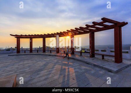 Taiyuan, Taiyuan, Chine. Mar 29, 2018. Taiyuan, Chine 29 mars 2018 : décor d'Dongxishan Parc écologique à Taiyuan, Province de Shanxi en Chine du nord. Crédit : SIPA Asie/ZUMA/Alamy Fil Live News Banque D'Images