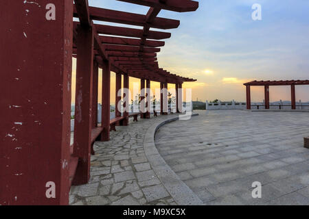 Taiyuan, Taiyuan, Chine. Mar 29, 2018. Taiyuan, Chine 29 mars 2018 : décor d'Dongxishan Parc écologique à Taiyuan, Province de Shanxi en Chine du nord. Crédit : SIPA Asie/ZUMA/Alamy Fil Live News Banque D'Images