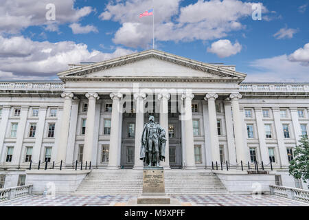 L'édifice du ministère du Trésor des États-Unis à Washington, DC Banque D'Images