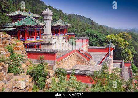 Zhuanlunzang Pavilion dans Summer Palace, Beijing, Chine. Banque D'Images