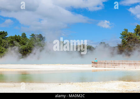 Nouvelle-zélande wai-o-tapu thermal wonderland la champagne pool waiotapu rotorua nouvelle zélande Nouvelle zélande Rotorua waiotapu Banque D'Images