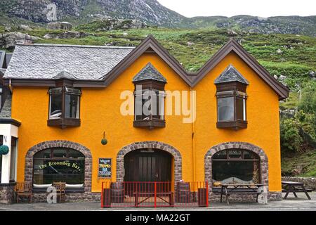 Le Broombeg Bar, à Dundonnell, est sur la route A832 sur la côte ouest des Highlands d'Écosse, en vue d'peu Loch Broom. Banque D'Images