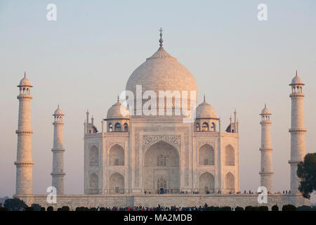 Taj Mahal en Inde Banque D'Images