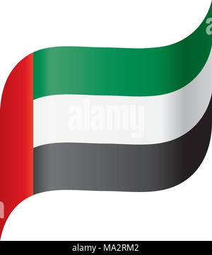 Emirats Arabes Unis drapeau, vector illustration Illustration de Vecteur