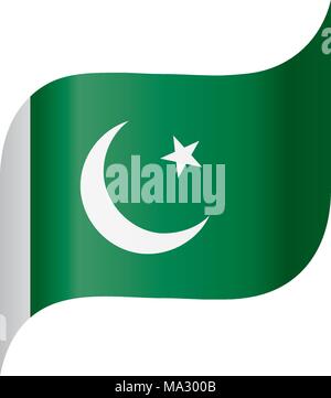 Le Pakistan drapeau, vector illustration Illustration de Vecteur