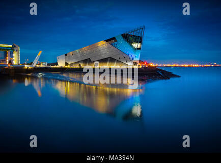 L'Aquarium Deep, Hull, East Yorkshire, UK - 28 mars 2018 Banque D'Images