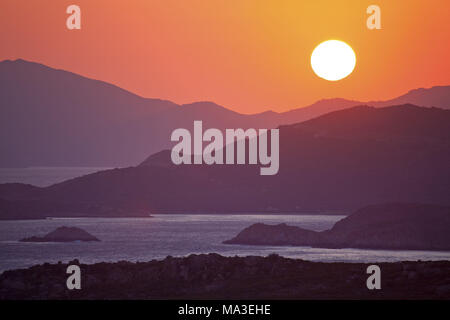 Italie, Sardaigne, Sardaigne du Sud, côte sud, Chia, Baia Chia, Spiaggia, Costa del Sud, Banque D'Images