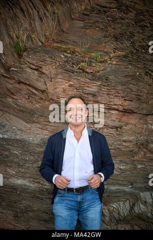 Le vigneron Markus Molitor Banque D'Images