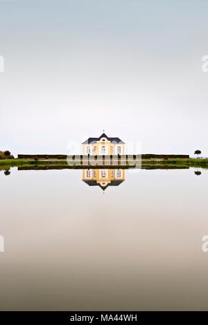 Le pavillon de thé du château de Valdemar, sur l'île de Tåsinge, Danemark Banque D'Images