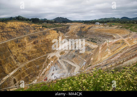 Martha Gold Mine Waihi, Nouvelle-Zélande Banque D'Images