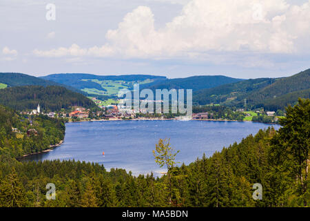 Allemagne, Bade-Wurtemberg, forêt noire, forêt noire, Titisee-Neustadt, Titisee, Titisee Banque D'Images