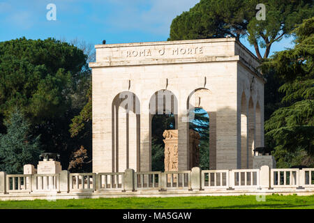 Ossario Garibaldino mausolée sur le Janicule, Rome, Latium, Italie, Europe Banque D'Images