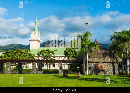 Papeete, Tahiti, Polynésie Française Banque D'Images