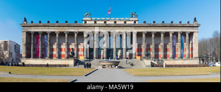 BERLIN, ALLEMAGNE - 14 février, 2017 : la construction classique de l'ancienne Galerie Nationale (Altes Museum). Banque D'Images