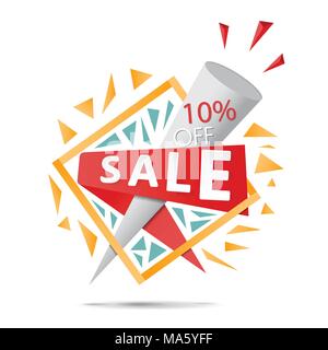 Super Vente affiche, bannière. Grosse vente, jeu. Vector illustration. Illustration de Vecteur