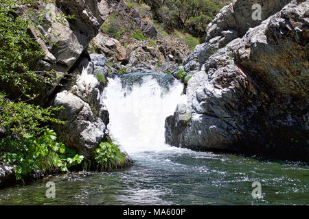 Abaisser Deer Creek Falls Projet de passage du poisson. Banque D'Images