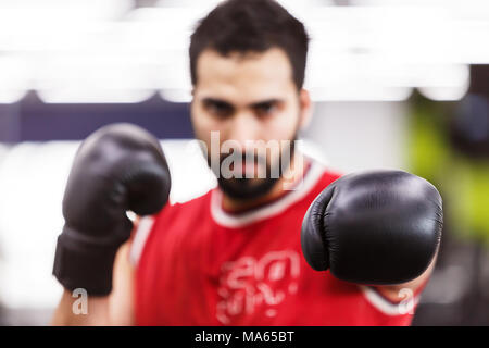 L'homme de Boxe Banque D'Images