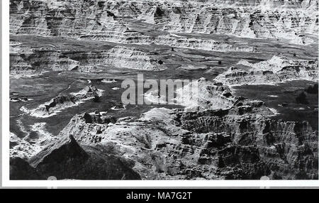 . Quatre-vingts ans de la végétation et les changements de paysage dans les Grandes Plaines du nord : un dossier photographique . Banque D'Images