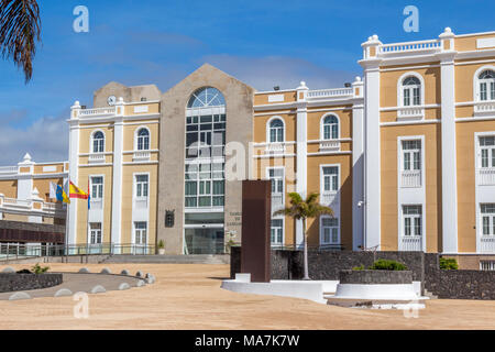 Arrecife Cabildo de Lanzarote, Área de Educación y Cultura Lanzarote, une île espagnole, au large des côtes de l'Afrique du nord-ouest Banque D'Images