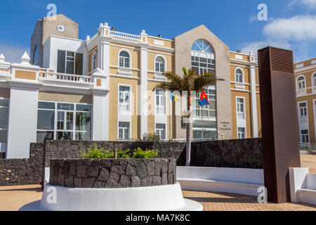 Arrecife Cabildo de Lanzarote, Área de Educación y Cultura Lanzarote, une île espagnole, au large des côtes de l'Afrique du nord-ouest Banque D'Images