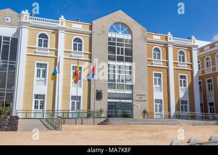 Arrecife Cabildo de Lanzarote, Área de Educación y Cultura Lanzarote, une île espagnole, au large des côtes de l'Afrique du nord-ouest Banque D'Images