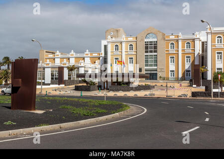 Arrecife Cabildo de Lanzarote, Área de Educación y Cultura Lanzarote, une île espagnole, au large des côtes de l'Afrique du nord-ouest Banque D'Images