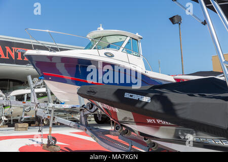 Voulait et bateaux bateaux à vendre à Sydney, Australie Banque D'Images