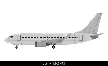 Avion. Vector illustration. Illustration de Vecteur