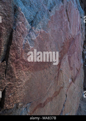 Pictogrammes, Lake Superior Provincial Park, Ontario, Canada. Banque D'Images