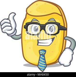 Cartoon caractères croustilles businessman Illustration de Vecteur