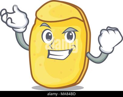 Cartoon caractères croustilles réussie Illustration de Vecteur