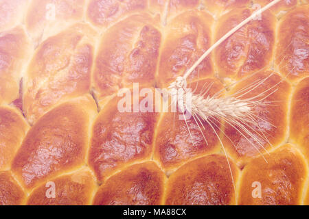 Galettes maison close-up. Fédération de galettes. La pâte traditionnelle farci de pâte cuite au four. Banque D'Images