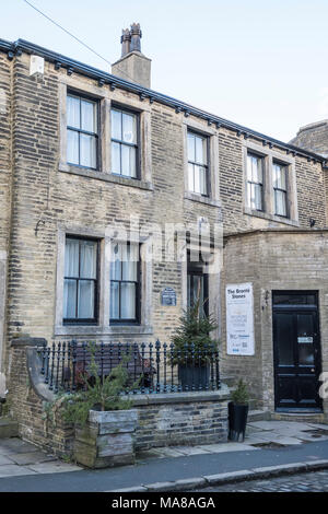 La maison natale de Bronte, Market street, Thornton, Bradford, West Yorkshire, Angleterre. Banque D'Images