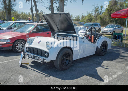 Car Show à Ft. Blanc, en Floride. Banque D'Images