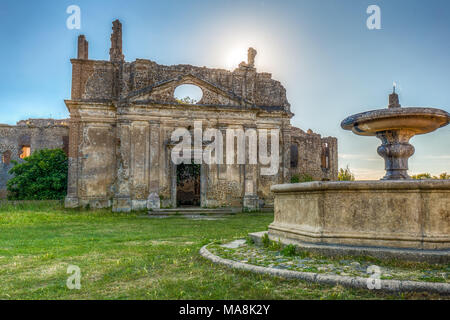 Rome (Italie) - Antica Monterano Banque D'Images