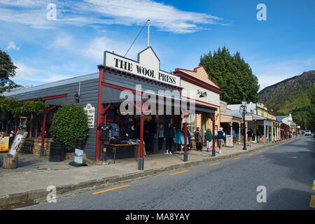 Vieux bâtiment dans Arrowton historique, Otago, Nouvelle-Zélande Banque D'Images