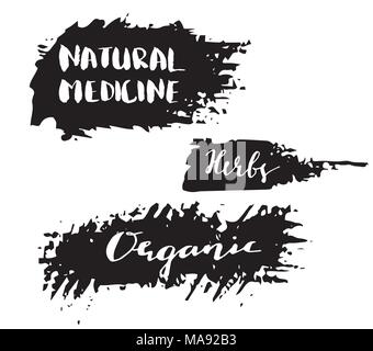 Grunge banner splash set Illustration de Vecteur