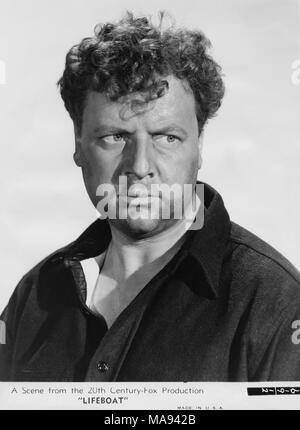 Walter Slezak, Portrait publicitaire pour le film "Lifeboat", 20th Century Fox, 1944 Banque D'Images
