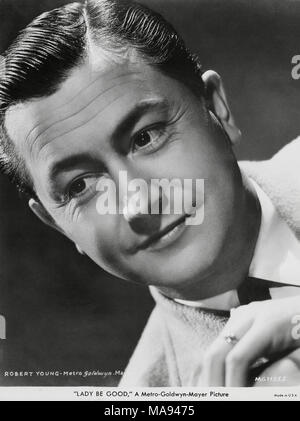 Robert Young, Portrait publicitaire pour le film, "Lady Be Good", MGM, 1941 Banque D'Images