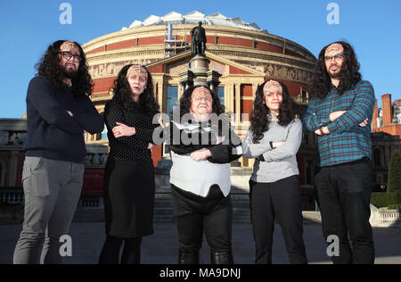 Le Royal Albert Hall ont annoncé que les trekkies réserver des billets dans le Klingon sera remis gratuitement 'Star Trek' en concert tickets, conduisant à la formation d'urgence pour le personnel des centres d'appels où : London, Royaume-Uni Quand : 22 février 2018 Crédit : Joe Pepler/WENN.com/PinPep Banque D'Images