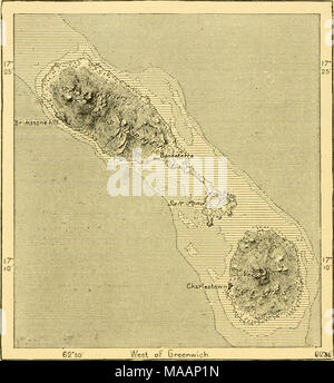 . La terre et ses habitants .. . OtolO brasses. T)ppths. 101-, 50 brasses. 50 brasses et vers le haut. 6 milles. point stratégique de ce monde insulaire. Un petit groupe dans le Nord'Ouest sur contre l'archipel vierge appartient à la Hollande, mais tous les autres sont britanniques. Caractéristiques physiques. Le système des Petites Antilles ne forme pas une seule ligne, mais deux par- fectly chaînes distinctes. De ces la plus importante est celle qui s'étend de Saba et Saint-Eustache à la Grenade, l'élaboration d'une courbe d'environ 370 milles. Banque D'Images