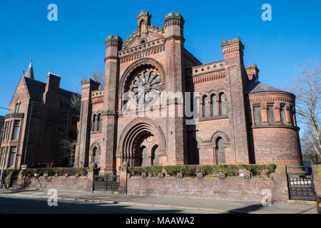 Princes Road,Synagogue juive,Liverpool, Merseyside, Angleterre,English,UK,Royaume-uni,Bretagne,France,GB,Europe, Banque D'Images