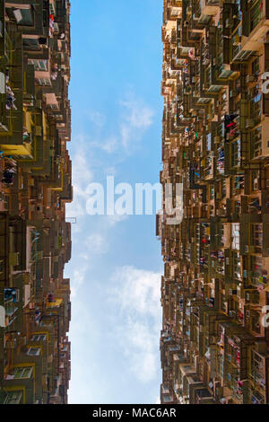 Hôtel particulier de montagne dans la région de Quarry Bay, Hong Kong, Chine Banque D'Images