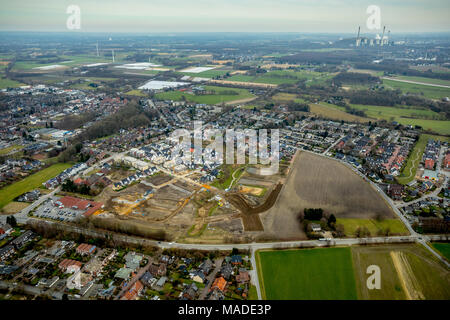 Kirchhellen-South résidentiel, zone de développement, 3-ème étape de la construction Schulte Kamp entre village Heide et le pot de fin de rin Kirchhellener Banque D'Images