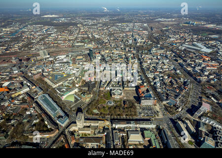 Le centre-ville de Dortmund, Dortmund, ville Südring, centre-ville, la ville bague, à Dortmund, Ruhr, Rhénanie du Nord-Westphalie, Allemagne, Dortmund, Ruhr, Nord Banque D'Images