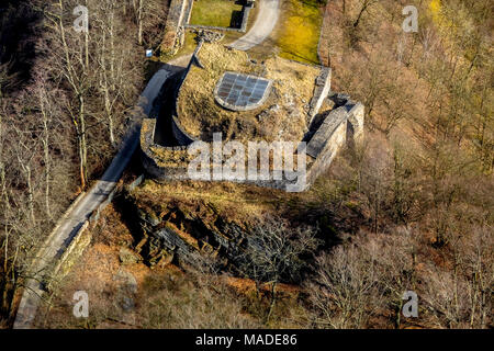 Château Isenburg, Isenhügel, ASSOCIATION POUR LA CONSERVATION DE ISENBURG EV dans Hattingen-Niederwenigern en Rhénanie du Nord-Westphalie. Hattingen, Ruhr sont Banque D'Images