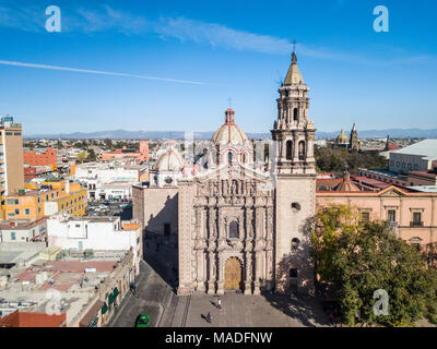 Église de Carmen, Templo de Nuestra Señora del Carmen, San Luis Potosi, Mexique Banque D'Images